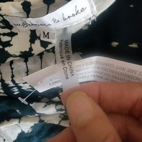 Young Fabulous and Broke NWT Tie Dye Boho Maxi Dress. Size M - Picture 9 of 14